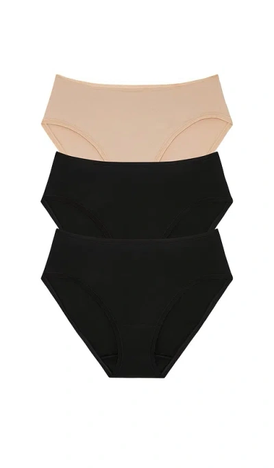 Natori Bliss Bare Hipster 3 Pack In Multi