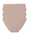 Natori Bliss Bare Hipster, Pack Of 3 In Neutral
