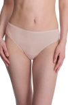 Natori Bliss Bare Stretch Cotton Thong In White
