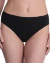 Natori Bliss Bare Cotton Hipster Briefs In Black
