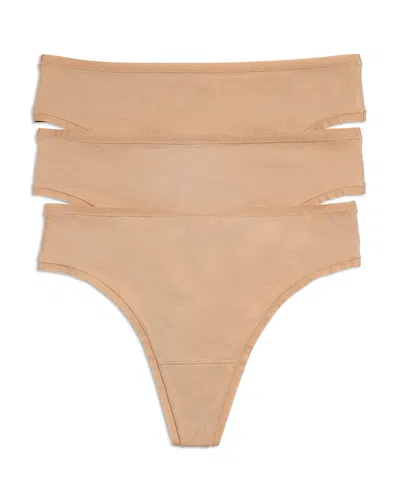 NATORI BLISS BARE THONGS, PACK OF 3