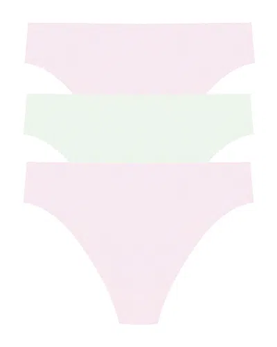 Natori Bliss Bare Thongs, Pack Of 3 In Multi