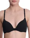 Natori Bliss Cotton Convertible T Shirt Bra In Black