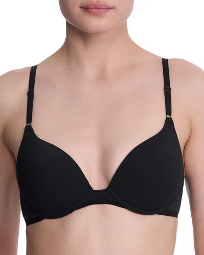 Natori Bliss Cotton Convertible T Shirt Bra In Black