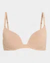 Natori Bliss Cotton Convertible T-shirt Bra In Brown