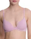 Natori Bliss Cotton Convertible T Shirt Bra In Rose Mist