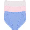 Natori Bliss Cotton French Cut Brief 3-pack In Multi