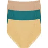 Natori Bliss Cotton French Cut Brief 3-pack