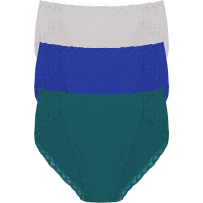 Natori Bliss Cotton French Cut Brief 3-pack In Multi