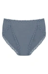 Natori Bliss Cotton French Cut Briefs In Blue