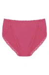 Natori Bliss Cotton French Cut Briefs In Pink