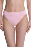 Natori Bliss Cotton French Cut Briefs In Pink