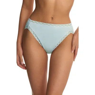 Natori Bliss Cotton French Cut Briefs In Blue