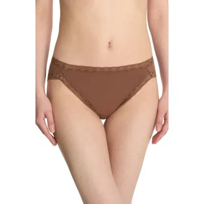 Natori Bliss French Cut Bikinis In Nutmeg
