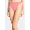 Natori Bliss Cotton French Cut Briefs In Pink