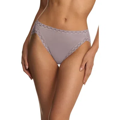 Natori Bliss Cotton French Cut Briefs In Blue