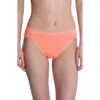 Natori Bliss Cotton French Cut Briefs In Rosy Coral