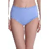 Natori Bliss Cotton Full Brief In Blue