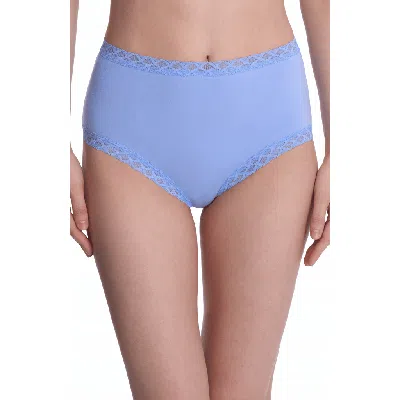 Natori Bliss Cotton Full Brief In Blue