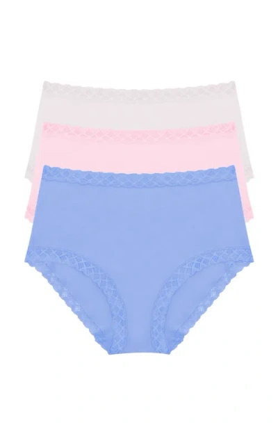 NATORI NATORI BLISS COTTON FULL BRIEF 3-PACK