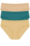Natori Bliss Cotton Full Brief 3-pack