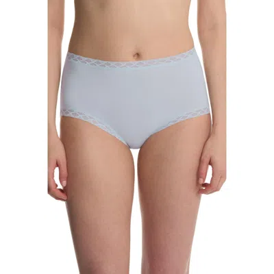 Natori Bliss Cotton Full Brief In Blue
