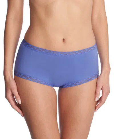 Natori Bliss Cotton Full Brief In French Blue