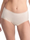 Natori Bliss Cotton Full Brief In Neutral