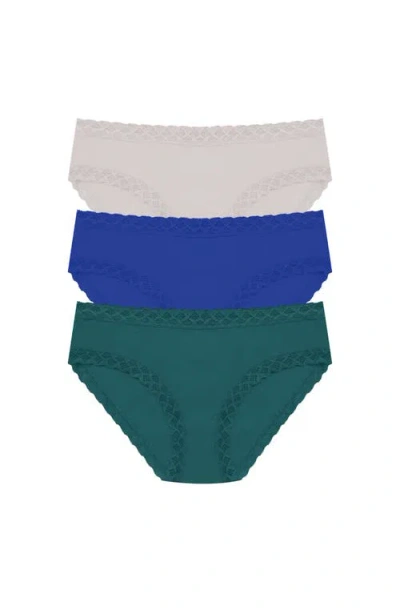 Natori Bliss Cotton Girl Brief 3-pack In Multi