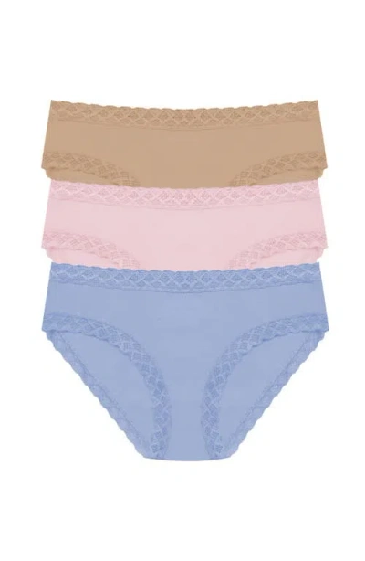 Natori Bliss Cotton Girl Brief 3-pack In Multi