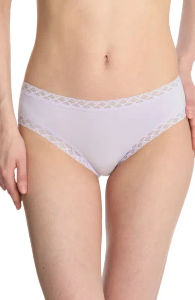 Natori Bliss Cotton Girl Brief In Lavender Haze