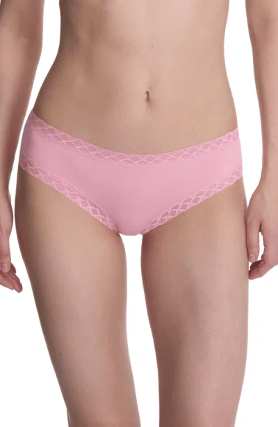 Natori Bliss Cotton Girl Brief In Pink Nectar