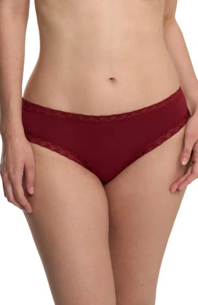 Natori Bliss Cotton Girl Brief In Red