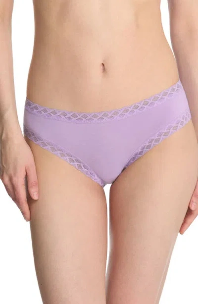 Natori Bliss Cotton Girl Brief In Sweet Violet