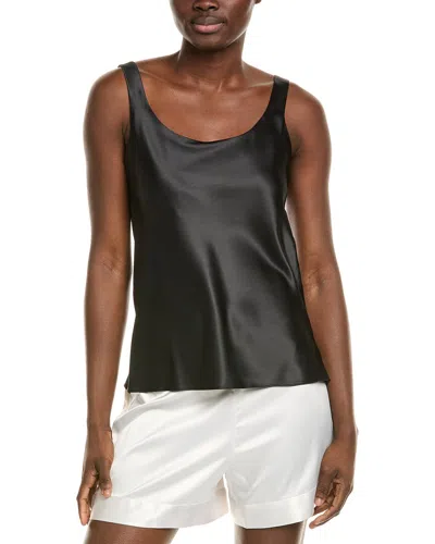 Natori Bliss Essentials V-neck Top In Black