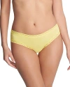 Natori Bliss French Cut Bikinis In Yellow