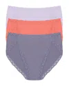 Natori Bliss French Cut Bikinis, Set Of 3 In Multi