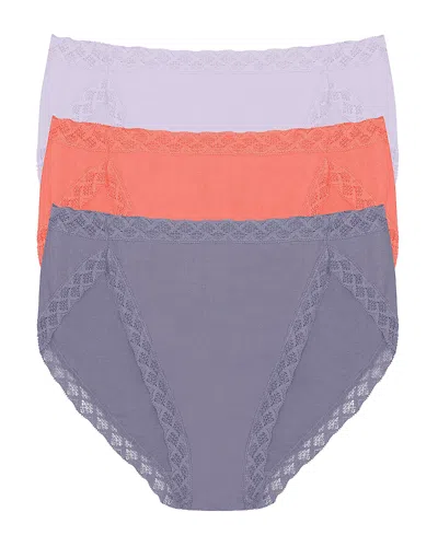 Natori Bliss French Cut Bikinis, Set Of 3 In Multi