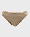 Natori Bliss French Cut Lace Trimmed Briefs In Brown
