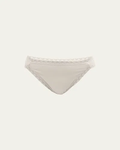 Natori Bliss French Cut Lace Trimmed Briefs In Neutral