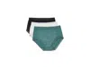 Natori Bliss Cotton Full Brief 3-pack In Blue