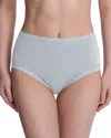 Natori Bliss Stretch Cotton Full Briefs In Gray