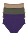 Natori Bliss Full Briefs, Set Of 3