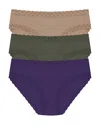Natori Bliss Girl Briefs, Set Of 3