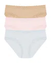 Natori Bliss Girl Briefs, Set Of 3