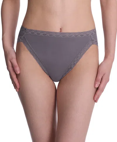 Natori Bliss Lace-trim Cotton French-cut Brief Underwear 152058