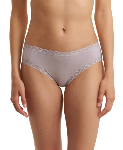 Natori Bliss Lace-trim Cotton Brief Underwear 156058 In Animal Print