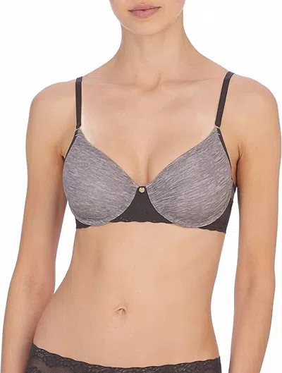 Natori Bliss Perfection Bra In Heather Grey In Gray