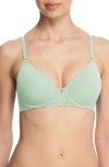 Natori Bliss Perfection Underwire Contour Bra In Green