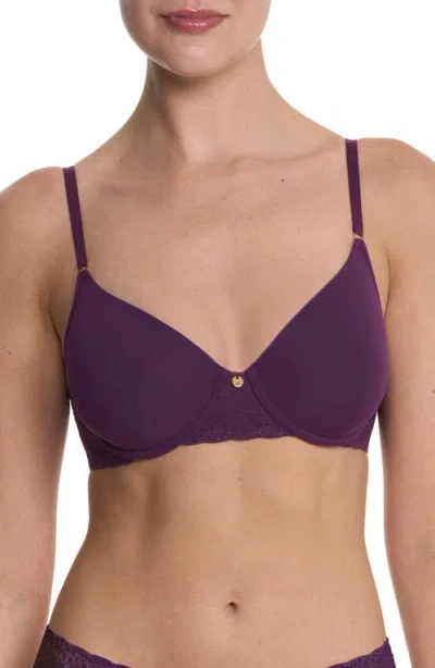 Natori Bliss Perfection Comfort T-shirt Bra In Purple